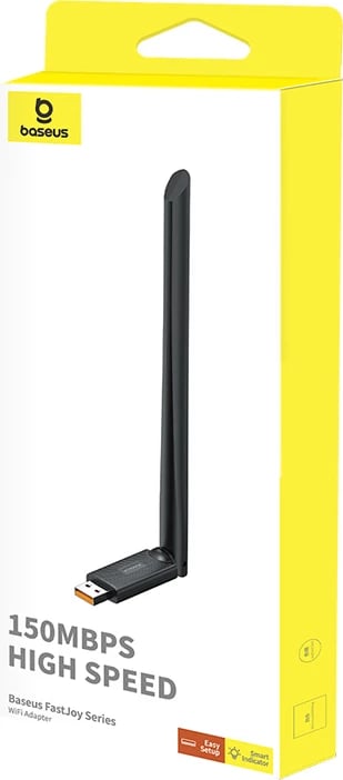 Kartelë rrjeti USB Baseus BS-OH171, 150Mb/s, me antenë të jashtme, e zezë