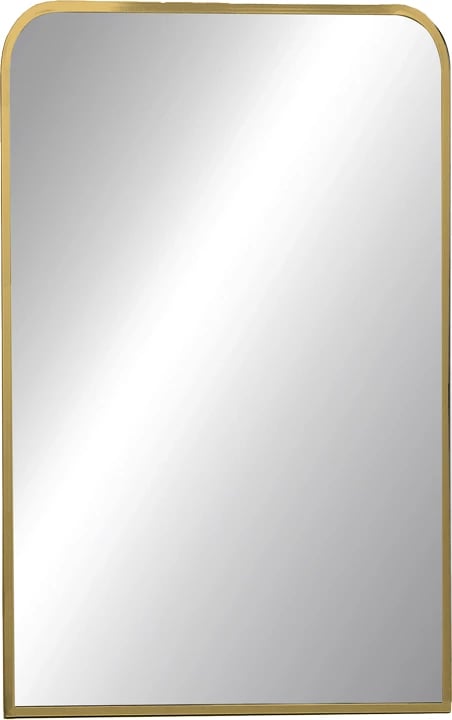 Pasqyrë Classy, alumin i artë, 50x2.5x80cm