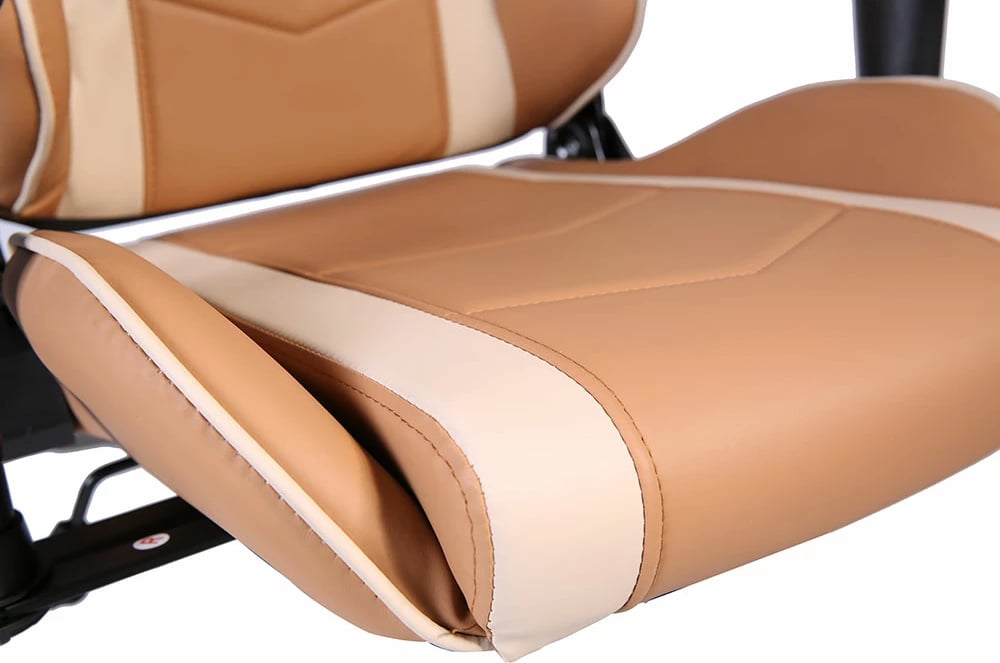 Karrige gaming EXPLOR për zyre, ngjyrë mocca-grez, 50x71x135