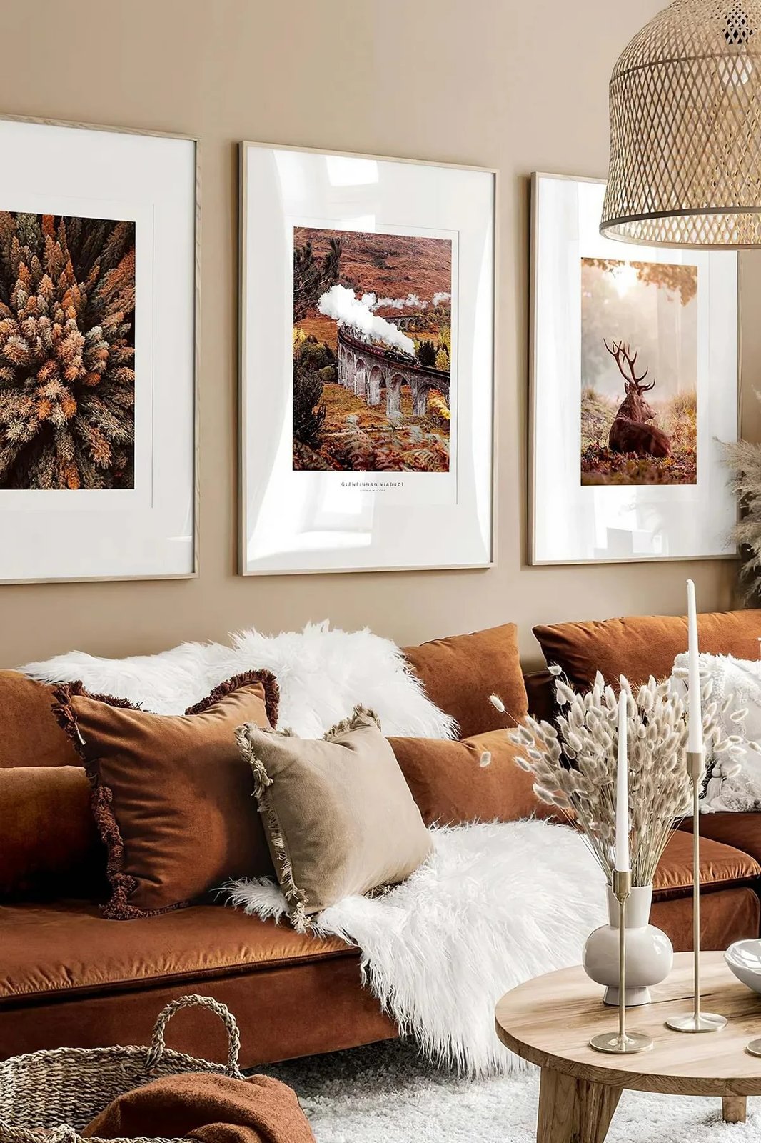 Pikturë dekorative me kornizë (3 copë), Wallity, Artavessastko76