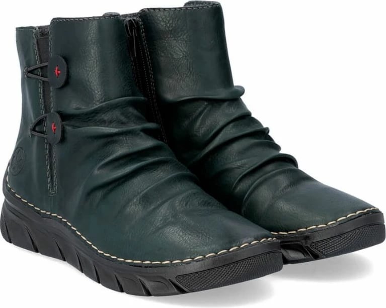 Çizme për femra Rieker, të gjelbra