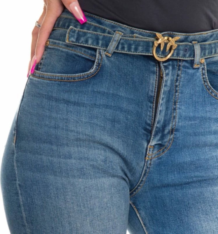 Xhinse skinny për femra Pinko, vintage