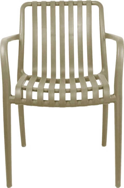 Karrige për kopsht Zoi pp, ngjyrë kapuçino, 58.5x54x80cm