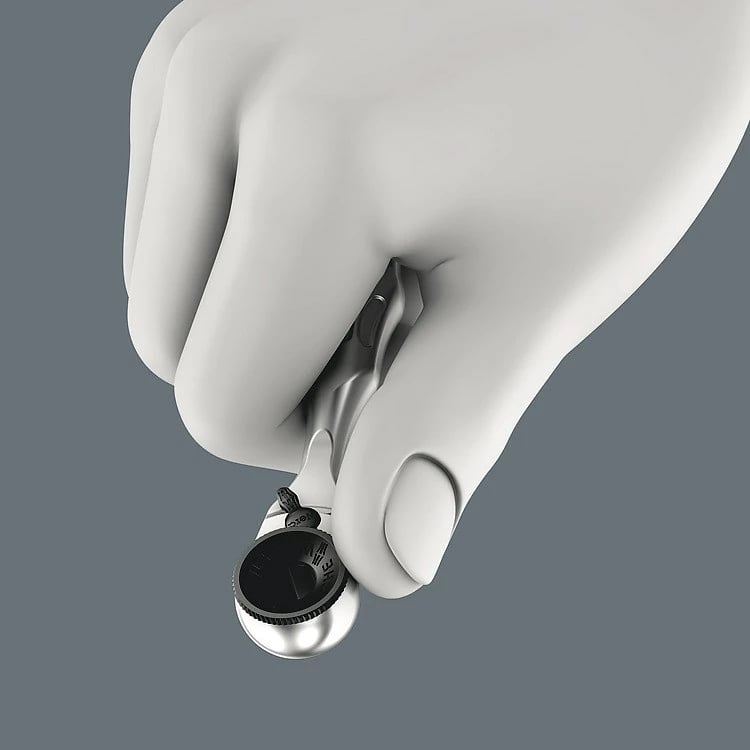 Set veglash dore WERA Tool-Check 1, 38 copë, çelik inox, zi