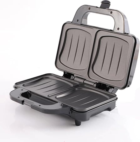 Toster sanduiçesh, Adler, CR 3054, 2 sanduiçe, 900W/1300W, pllaka jo ngjitëse, XL, 28.5x15.2 cm