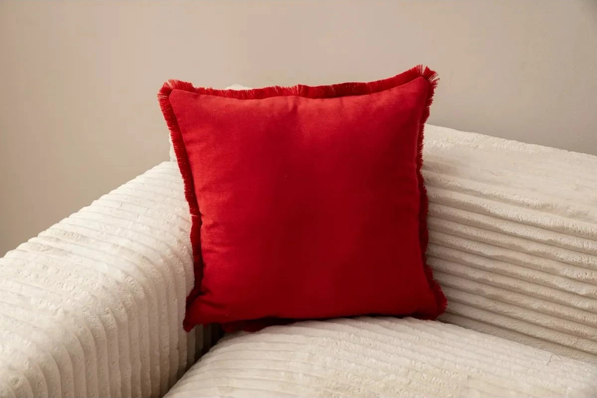 Jastëkë mbulesë, e kuqe, Evila Originals, 43x43cm