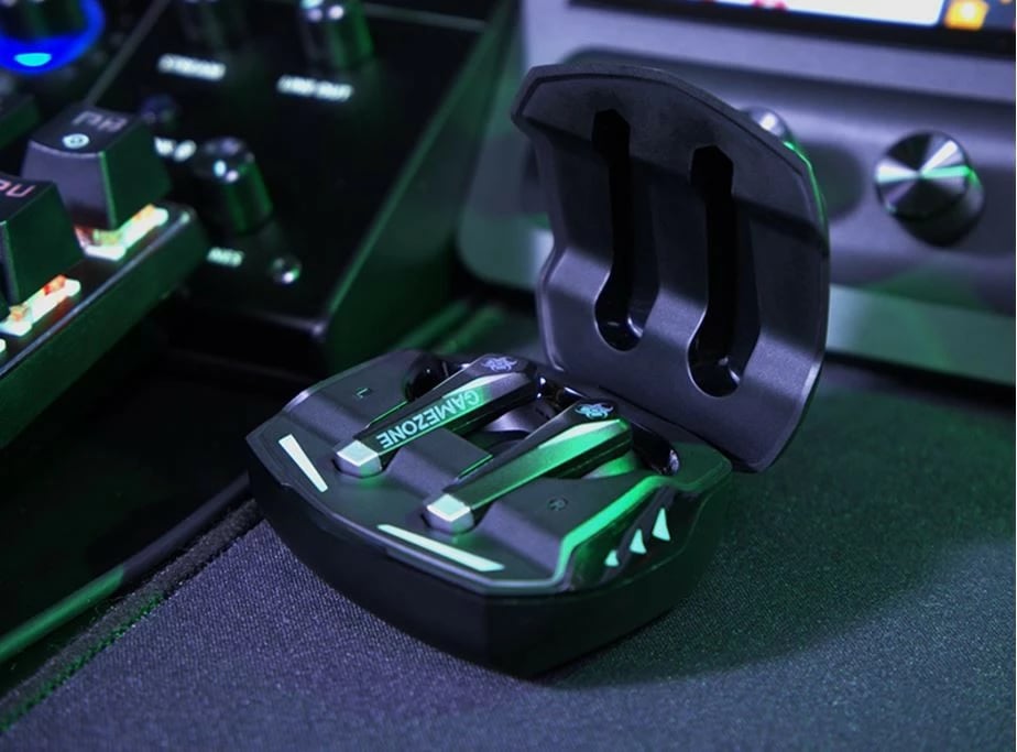 Kufje Tracer Gamezone T7 PRO TWS, wireless, Bluetooth 5.4, me mikrofon, të zeza