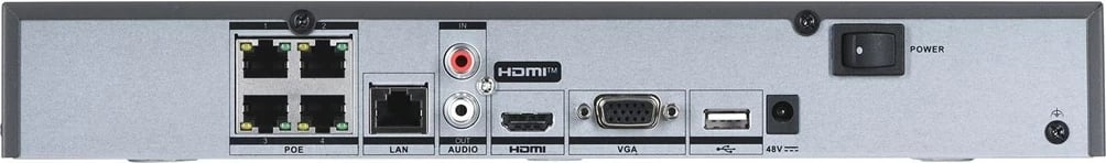 Regjistrues rrjeti Hikvision DS-7604NXI-K1/4P(D), 1U, i zi