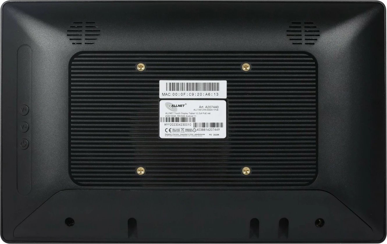 Tablet ALLNET PrimeOne-120, 12 Zoll, 8GB/64GB, Android 13