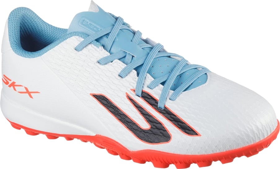 Atlete futbolli për fëmijë Skechers, të bardha
