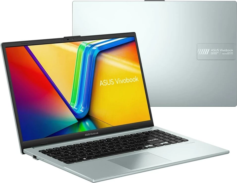 Laptop ASUS Vivobook Go 15 E1504GA-WS34, Intel Core i3, 8 GB RAM, 256 GB SSD, Gjelbër, Gri
