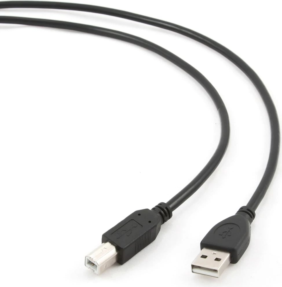 Kabllo USB Gembird CCP-USB2-AMBM-10,  USB A USB B, e zezë
