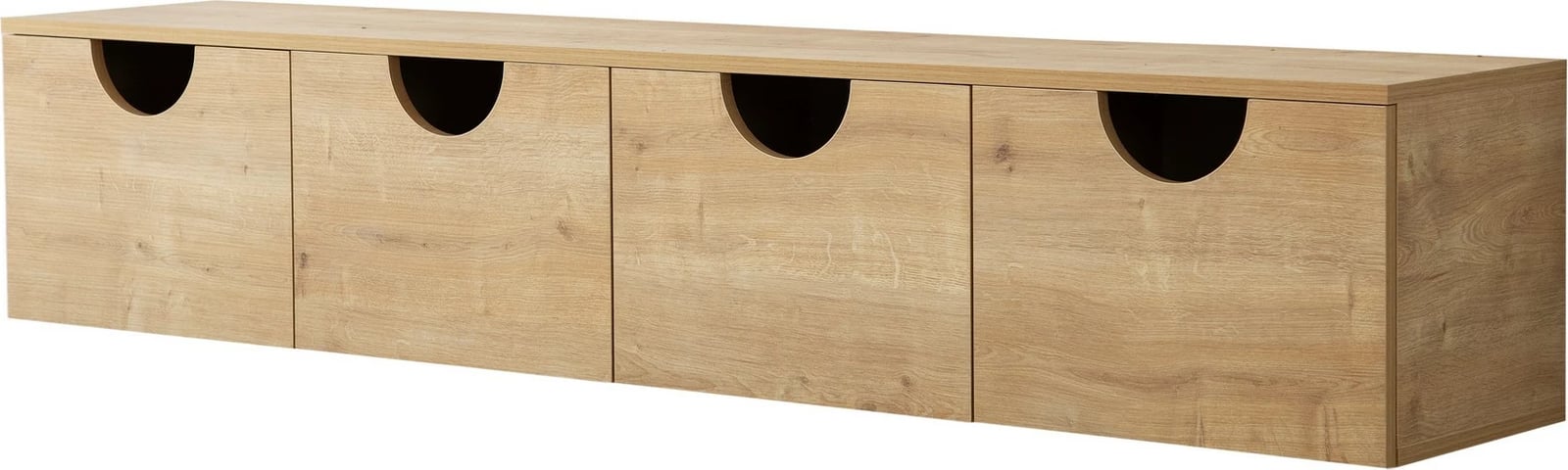 Komodë TV Skye Decor, Four Seasons, ngjyrë lisi, 180x45x35cm