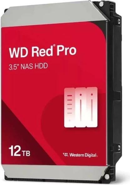 HDD Western Digital Red Pro 12TB, 3.5", SATA III, 256MB cache, i kuq