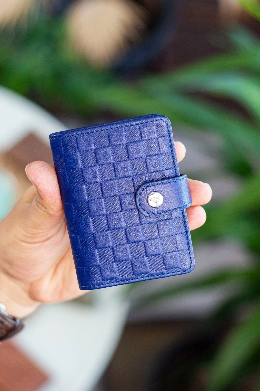 Portofol uniseks Zoozie Bags, Pekin, ngjyrë e kaltër e errët