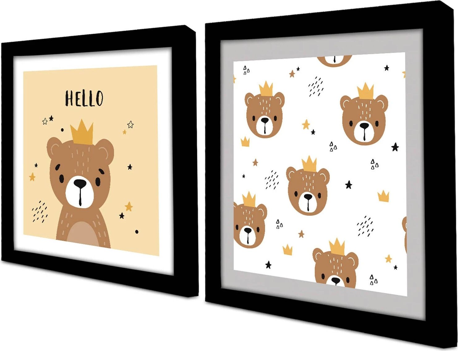 Pikturë dekorative me kornizë MDF (2 copë), Wallity, 2P3333SCT-013