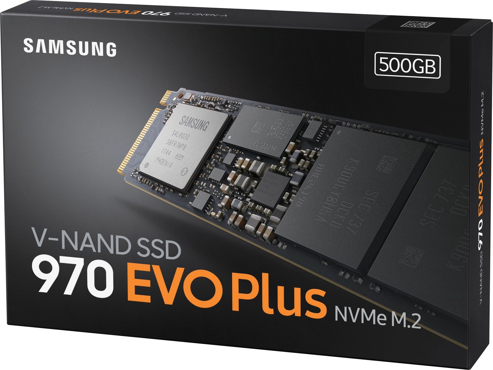 SSD Samsung 970 EVO Plus, 500 GB, M.2, 3500 MB/s