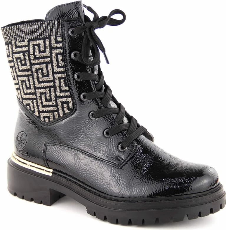 Çizme për femra Rieker, të zeza