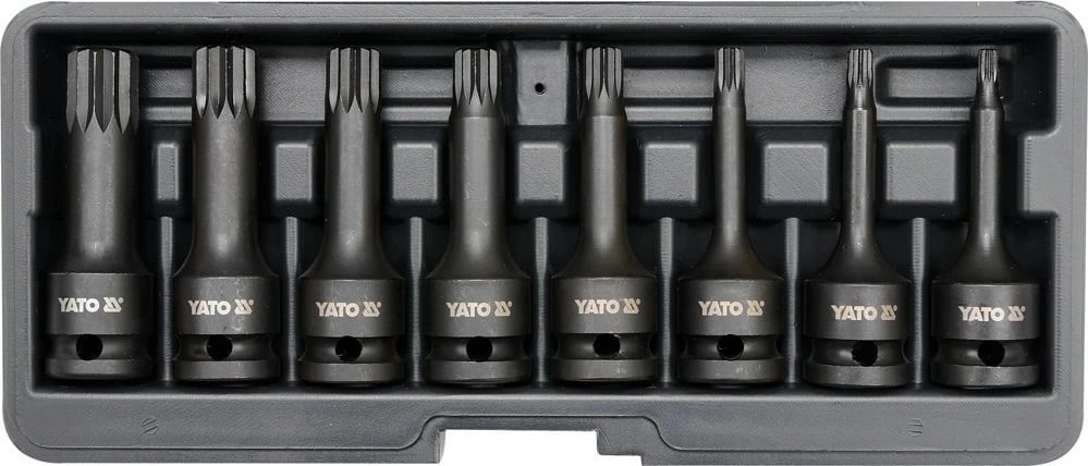 Set i çelsave mekanike Yato, YT-1069, të zi