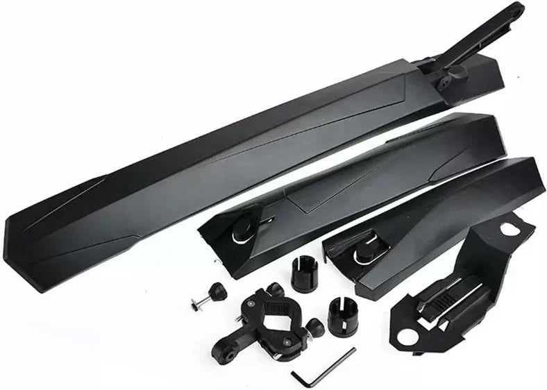 Mbrojtëse biçiklete Rockbros WS1001, për rrota 26", plastike, e zezë, set