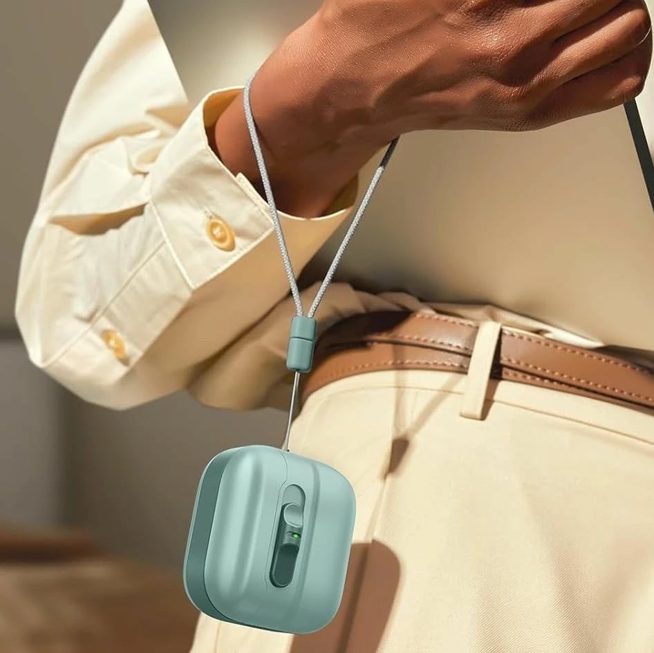 Mbështjellës ESR Pulse HaloLock MagSafe për AirPods 4, i gjelbër