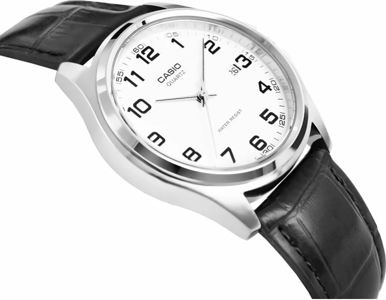 Orë dore për meshkuj Casio, e zezë