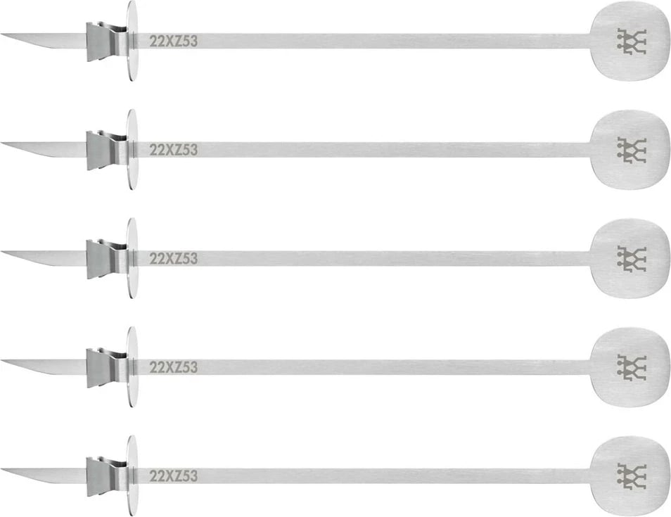 Shkopinj për BBQ ZWILLING, Set prej 5 copë