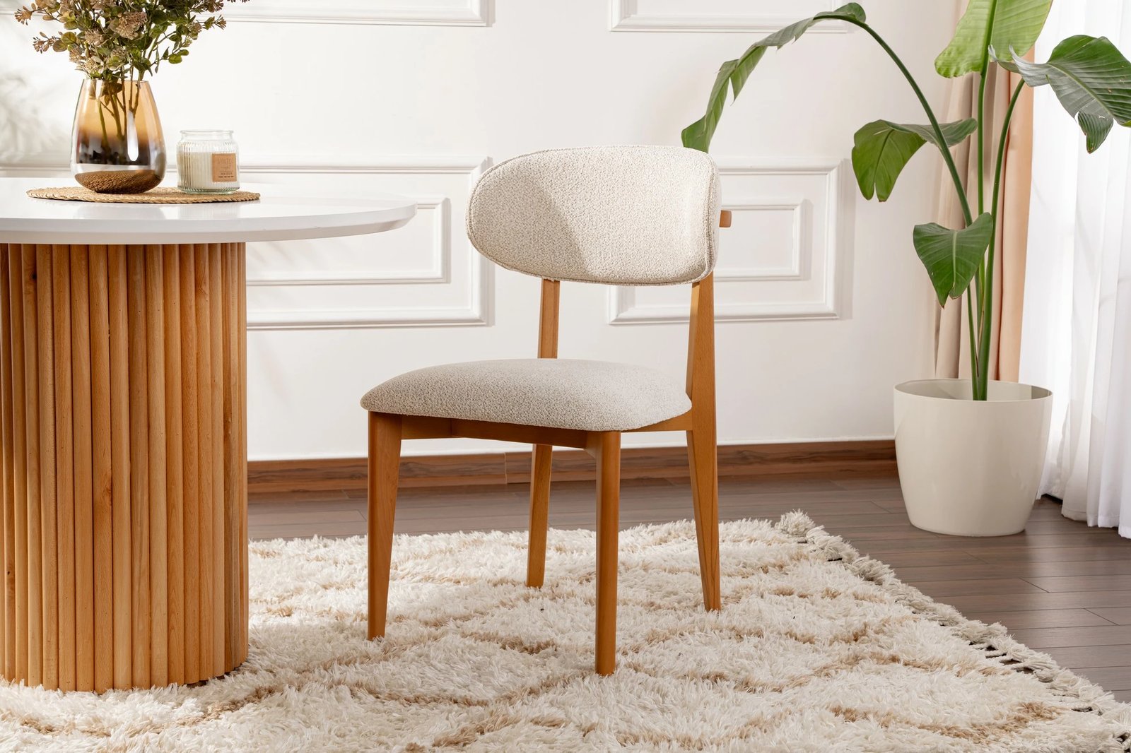 Set karrigash (2 copë), Skye Decor, Lionte, e bardhë, lis i errët