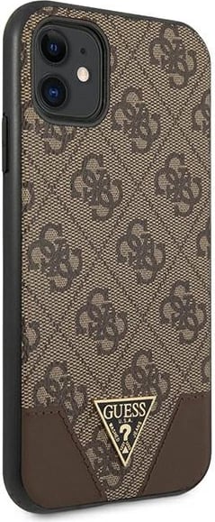 Mbështjellës Guess 4G Triangle Collection për iPhone 11/Xr 6.1", Kafe Mbështjellës Guess 4G Triangle Collection për iPhone 11/Xr 6.1", Kafe