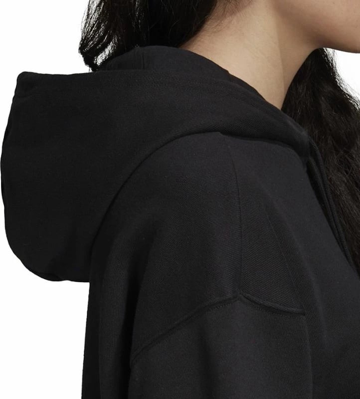 Duks adidas Trefoil Hoodie për Femra, i zi