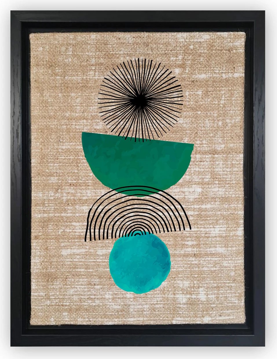 Pikturë dekorative në kanavacë, shumëngjyrëshe, Wallity LSJ319906281922, 36x46cm