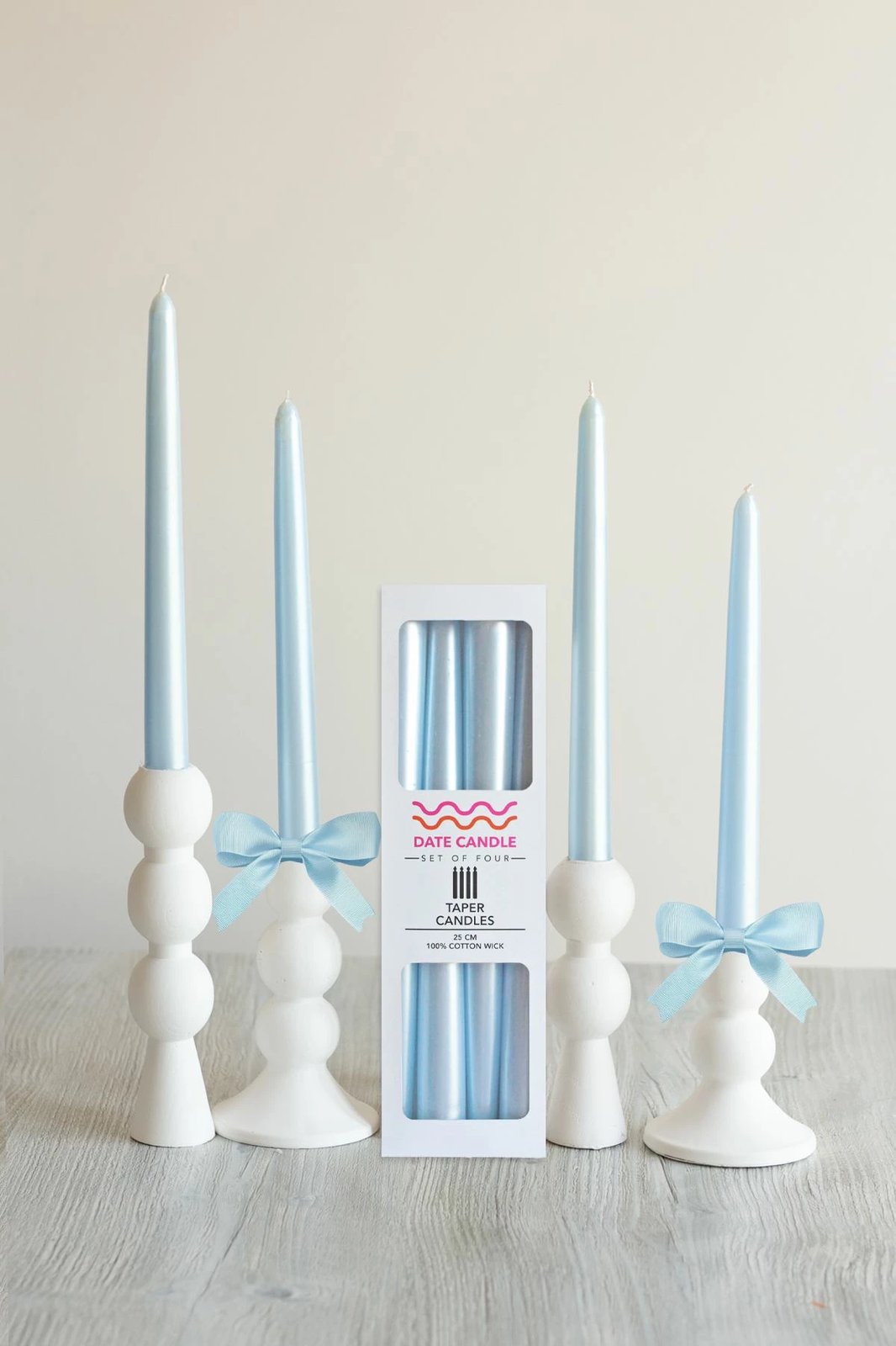 Set qirinjsh (4 copë), Evila Originals, Neon 4, ngjyrë kaltër v2