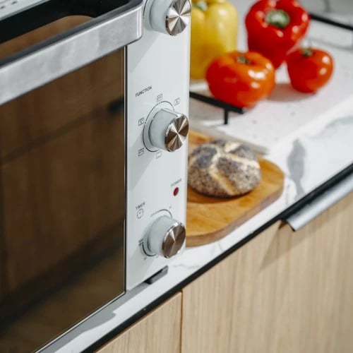 Furra elektrike, Adler, AD 6027, 48L, konveksion dhe rrotiseri, e bardhë