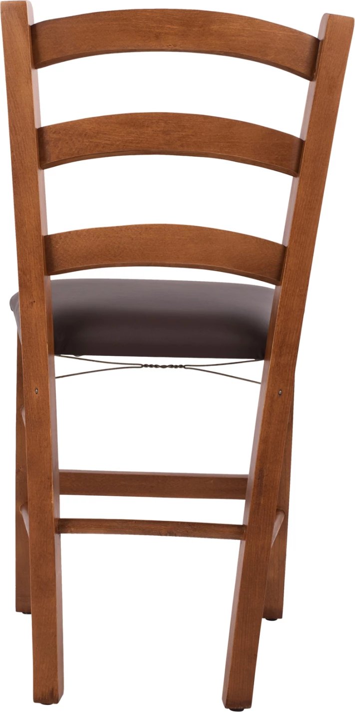 Karrige ngjyrë arre Paros FH5584 me ulëse kafe PU 43x40x88 cm