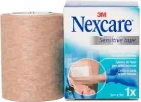 Letër ngjitëse për lëkurë të ndjeshme 3M Nexcare 5m x 5cm unisex