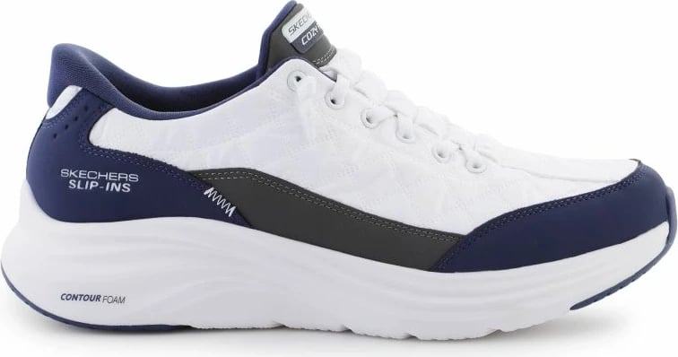 Atlete lifestyle Skechers për meshkuj, të bardhë/navy
