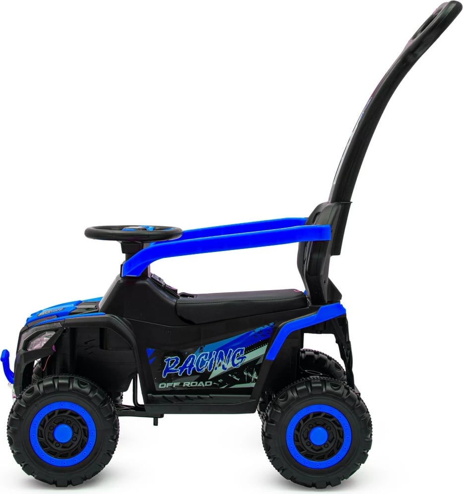 makinë lodër ride-on elektrike me shufër drejtimi, Baby Mix Ruggy, 6V 18W, deri 30 kg, blu