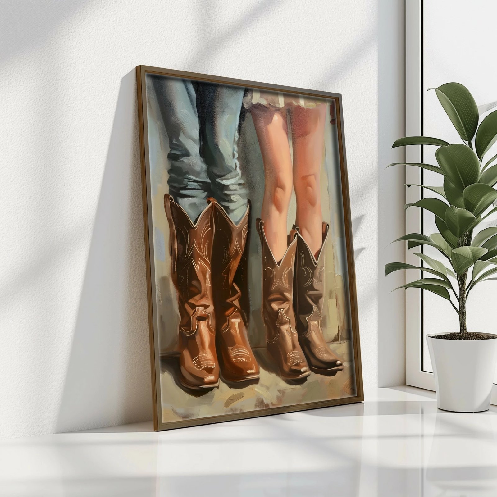 Pikturë dekorative me kornizë MDF, shumëngjyrëshe, Wallity, GE097-L