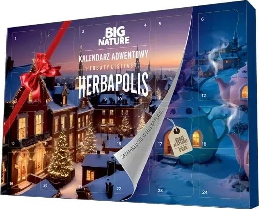 Kalendar Adventi me çajra Big Nature Herbapolis, 24 copë
