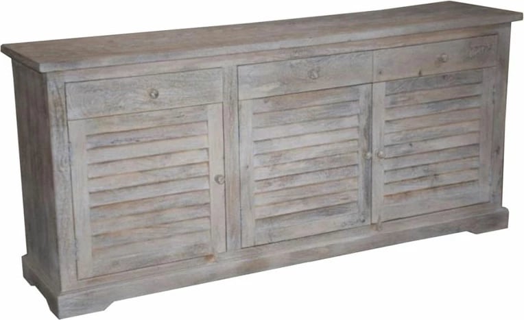 Bufe Grillies, dru mango, ngjyrë natyrale antike, 170x40x78