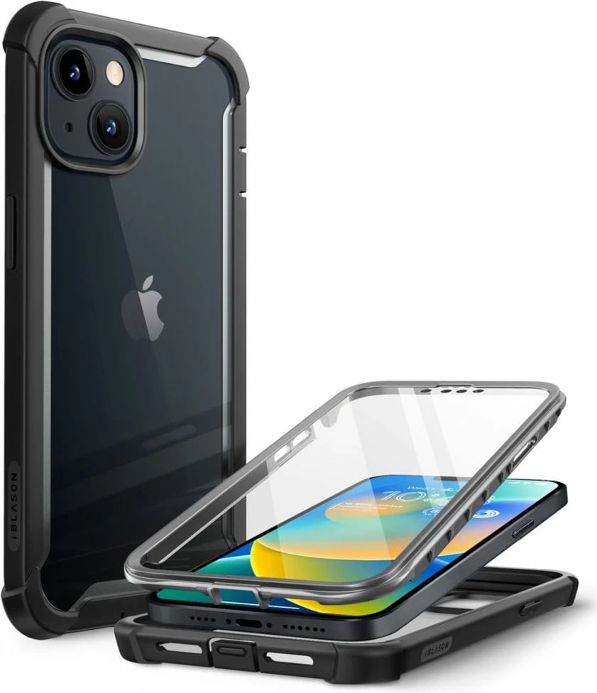 Mbështjellës Supcase IBLSN Ares për iPhone 13/14, i zi