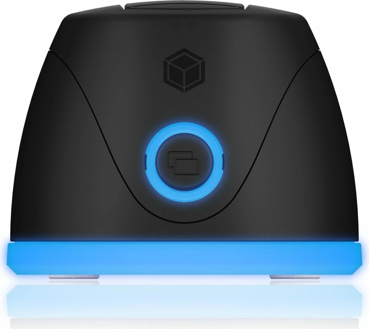 Docking station IcyBox IB-1124L-C3 për SSD/HDD 2.5"/3.5", USB 3.0, e zezë