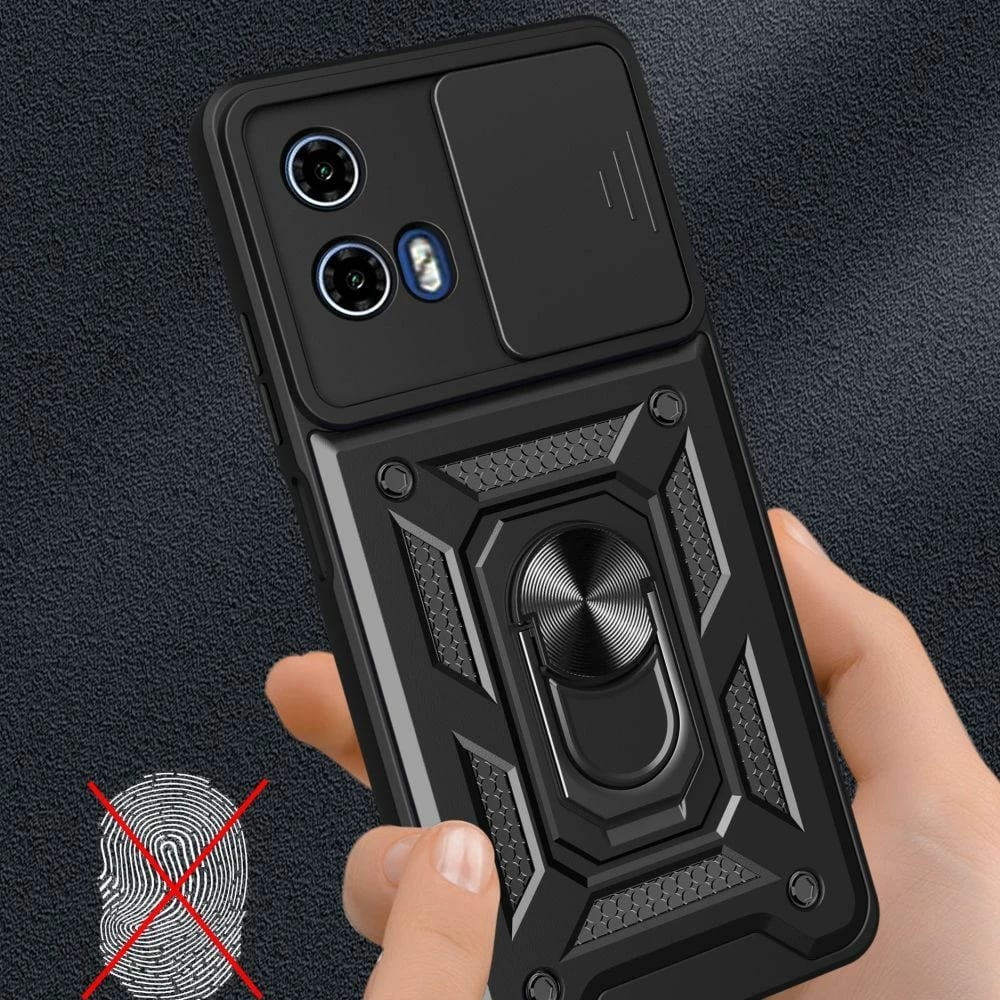 Mbështjellës Tech-Protect Camshield Pro për Motorola Moto G85 5G, i zi