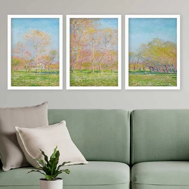 Pikturë dekorative me kornizë (3 copë), Wallity, 3BC_UN3896329_3545