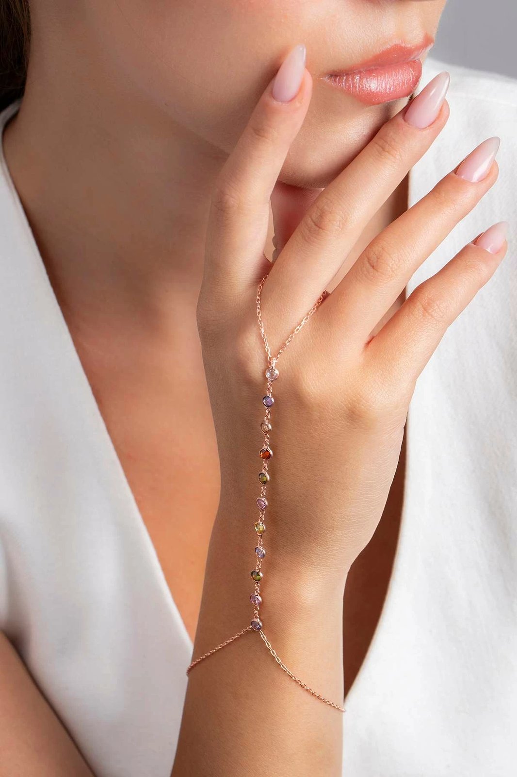 Zinxhir argjendi, ngjyrë ari rozë, Jumeon, TFNY65248R