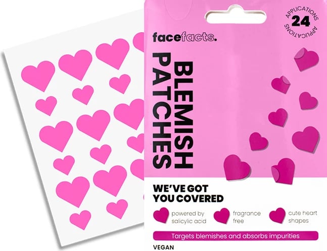 Face Facts Blemish Patches - Pink Hearts