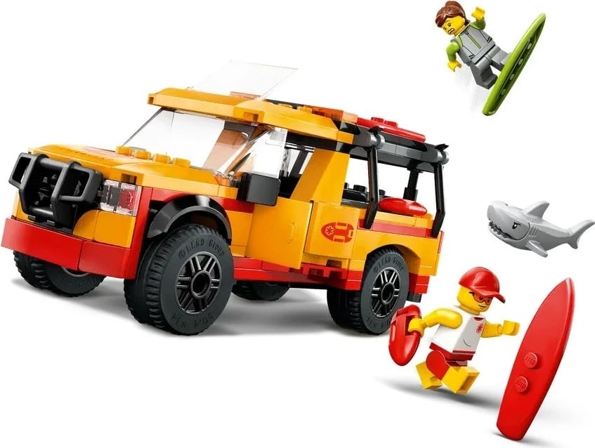 Set LEGO City 60453, Kamion shpëtimi plazhi, 2 minifigura