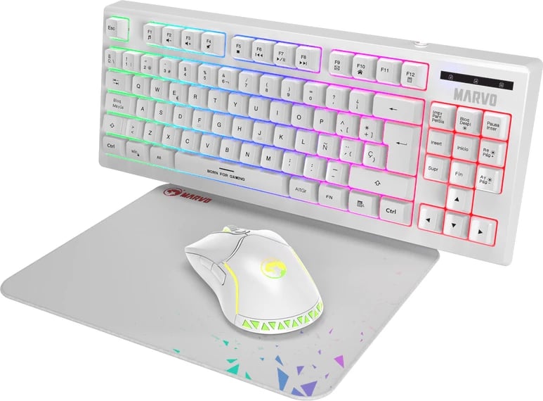 Set 3 në 1 MARVO CM310 WH EN