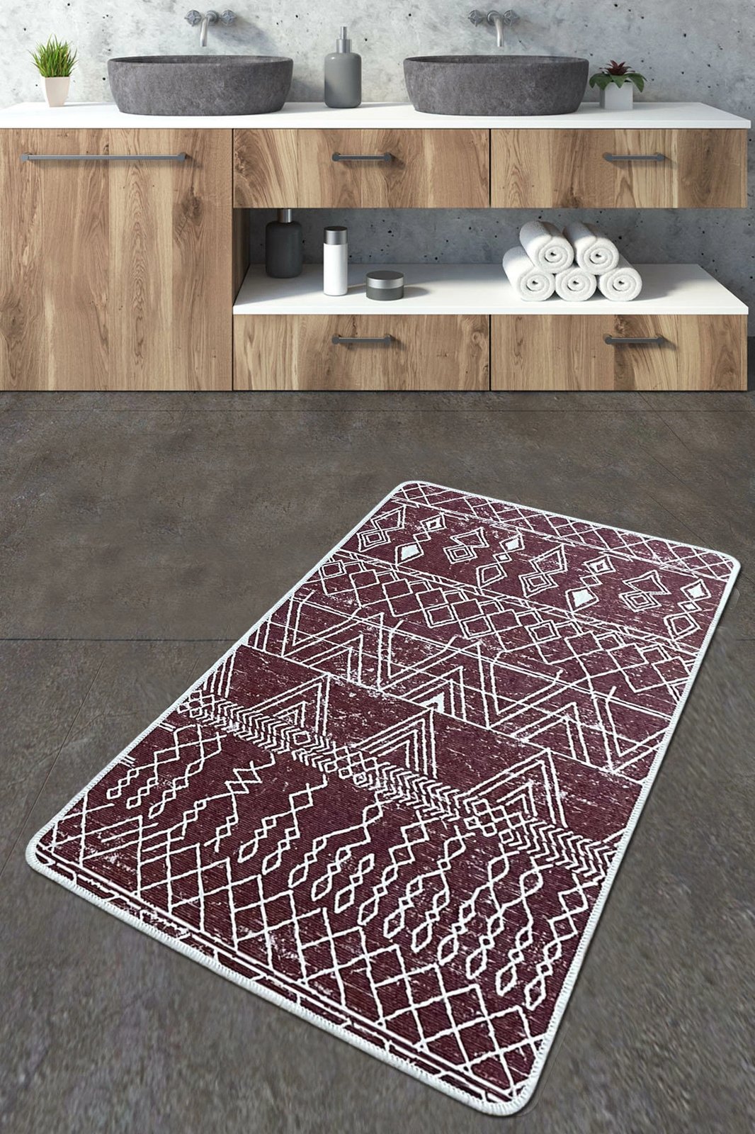 Tapet banje Mijölnir, Straordinario Djt, bezhë, 70x120cm