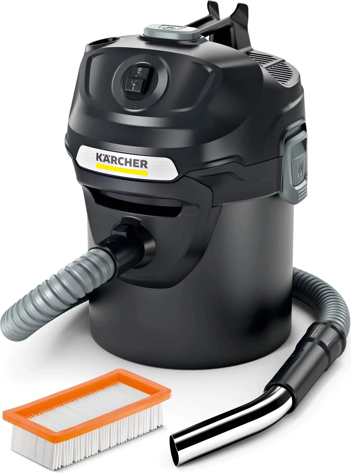 Fshesë me korrent për hi, Karcher, AD 2 EU-II (1.629-711.0), 600 W, depozitë metalike, e zezë